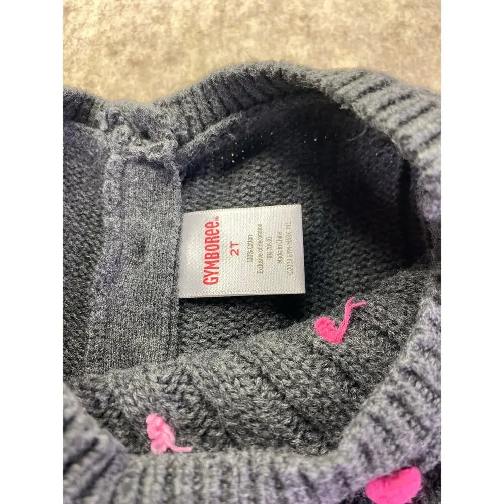 Gymboree Gray Knit Sweater Dress Size 2T